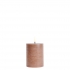 Uyuni stompkaars pillar candle 7,8 x 10,1 cm caramel